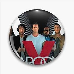 Catchy music art pin