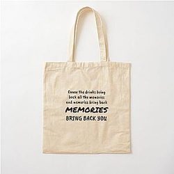Memories Maroon 5 Cotton Tote Bag