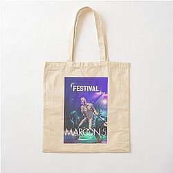 Catchy music art, Maroon 5, Cotton tote bag