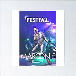 Catchy Music Art Maroon 5 Poster