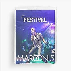 Catchy art maroon 5 duvet cover
