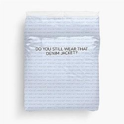 Maroon 5 Denim Jacket Duvet Cover