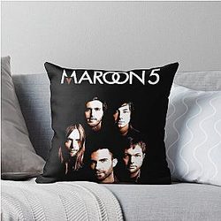 Catchy music art Maroon 5 Throw Pillow