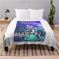 Catchy music Art Maroon 5 Throw Blanket