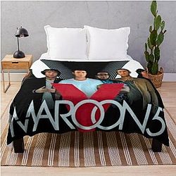 Catchy Music Maroon 5 Throw Blanket