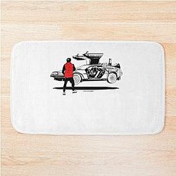 Marty McFly DeLorean Bath Mat