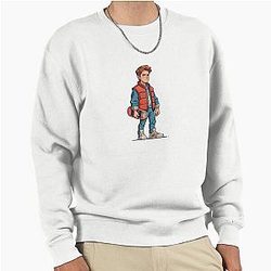 Marty McFly Back to the Future Pullover Sweatshirt