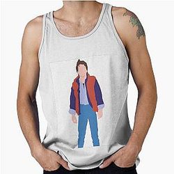 Minimalistic Marty McFly Tank Top