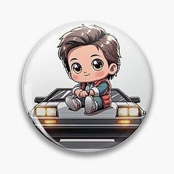 Chibi Marty McFly Pin