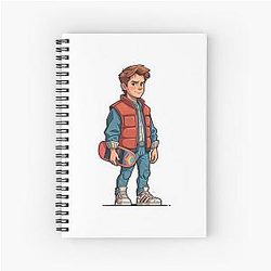 Marty McFly Back to the Future Notebook