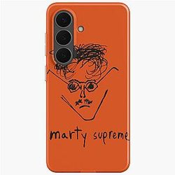 Timothée Chalamet Supreme Doodle Graphic Tee, Vintage Indie Film Style Samsung Galaxy Soft Case