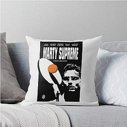 Marty Supreme Classic Movie Poster Style Vintage Throw Pillow