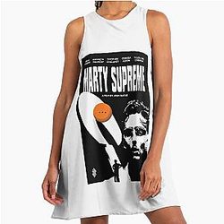 Marty Supreme Classic Movie Poster style Vintage Dress