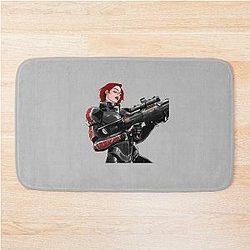 Mass Effect Commander FemShep Bath Mat