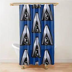 Mass Effect Custom Alliance Logo Shower Curtain