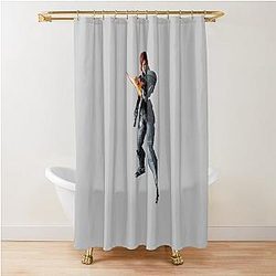 Mass Effect Commander Shower Curtain