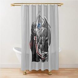 Mass Effect Commander FemShep Shower Curtain