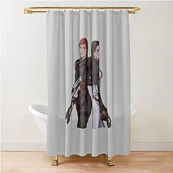 Mass Effect Commander FemShep Shower Curtain