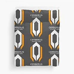 Mass Effect Custom Cerberus Logo Duvet Cover