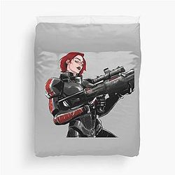 Mass Effect Commander FemShep Duvet Cover