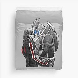 Mass Effect Commander FemShep Duvet Cover