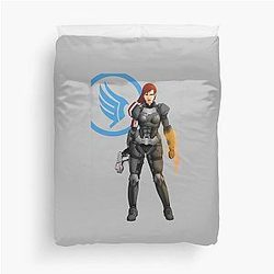 Mass Effect Commander FemShep Duvet Cover