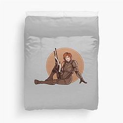 Mass Effect Commander FemShep Duvet Cover