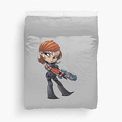 Mass Effect Commander FemShep Duvet Cover