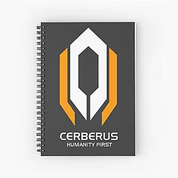 Mass Effect Custom Cerberus Logo Spiral Notebook