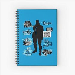 Mass Effect Kaidan Alenko Spiral Notebook