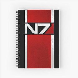 Mass Effect N7 Spiral Notebook