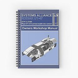 Mass Effect Kodiak Owners Workshop Manual Spiral Notebook