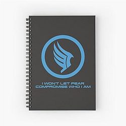 Mass Effect Commander Shepard Paragon Spiral Notebook