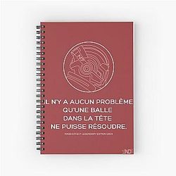 Mass Effect video game Spiral Notebook