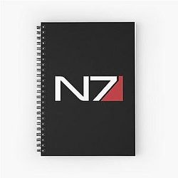 Mass Effect N7 Spiral NoteBook