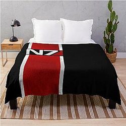 Mass Effect N7 Vertical Throw Blanket