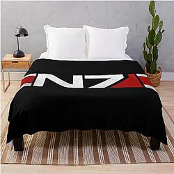 Mass Effect N7 Throw Blanket