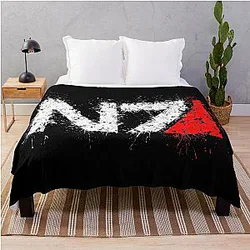 Mass Effect N7 Throw Blanket