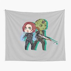 Mass Effect Commander FemShep Tapestry