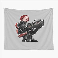 Mass Effect Commander FemShep Tapestry