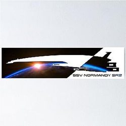 Mass Effect Normandy SR2 Poster