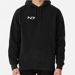 N7 emblem Mass Effect Pullover Hoodie