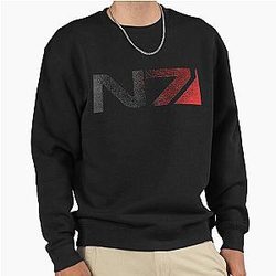 Mass Effect N7 Distressed Logo Sweatshirt