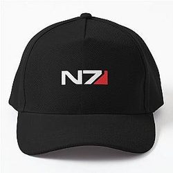 Mass Effect N7 Logo White Colour Baseball Cap