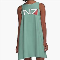 Mass Effect N7 A-Line Dress