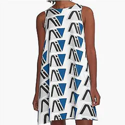 Andromeda Initiative Patch - Mass Effect Andromeda Patch Style A-Line Dress