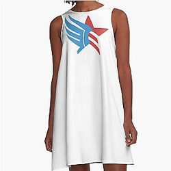 Mass Effect Custom Paragon Renegade Design A-Line Dress