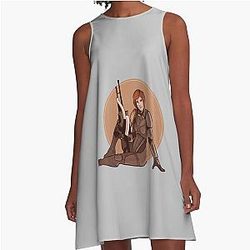 Mass Effect Commander FemShep A-Line Dress