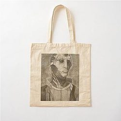 Thane Krios Mass Effect Charcoal Cotton Tote Bag
