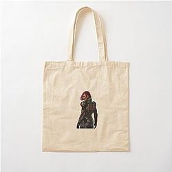 Mass Effect Commander FemShep Cotton Tote Bag